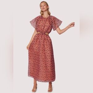 LOST + WANDER VENUS RISING MAXI DRESS Color Pink Floral